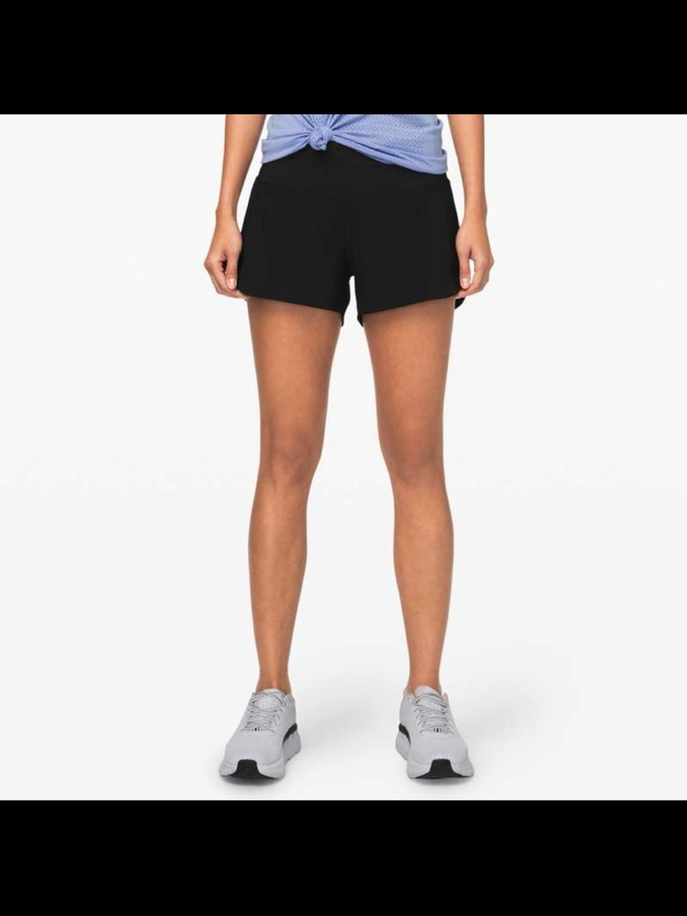 Lululemon Speed Up Short Mid Rise 4” Black